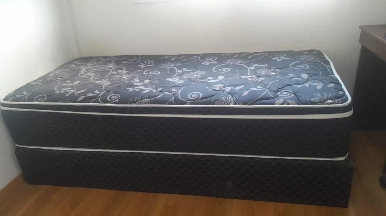 Cama colchão mola, solteiro (marca Gazim) - Camas e Colchões