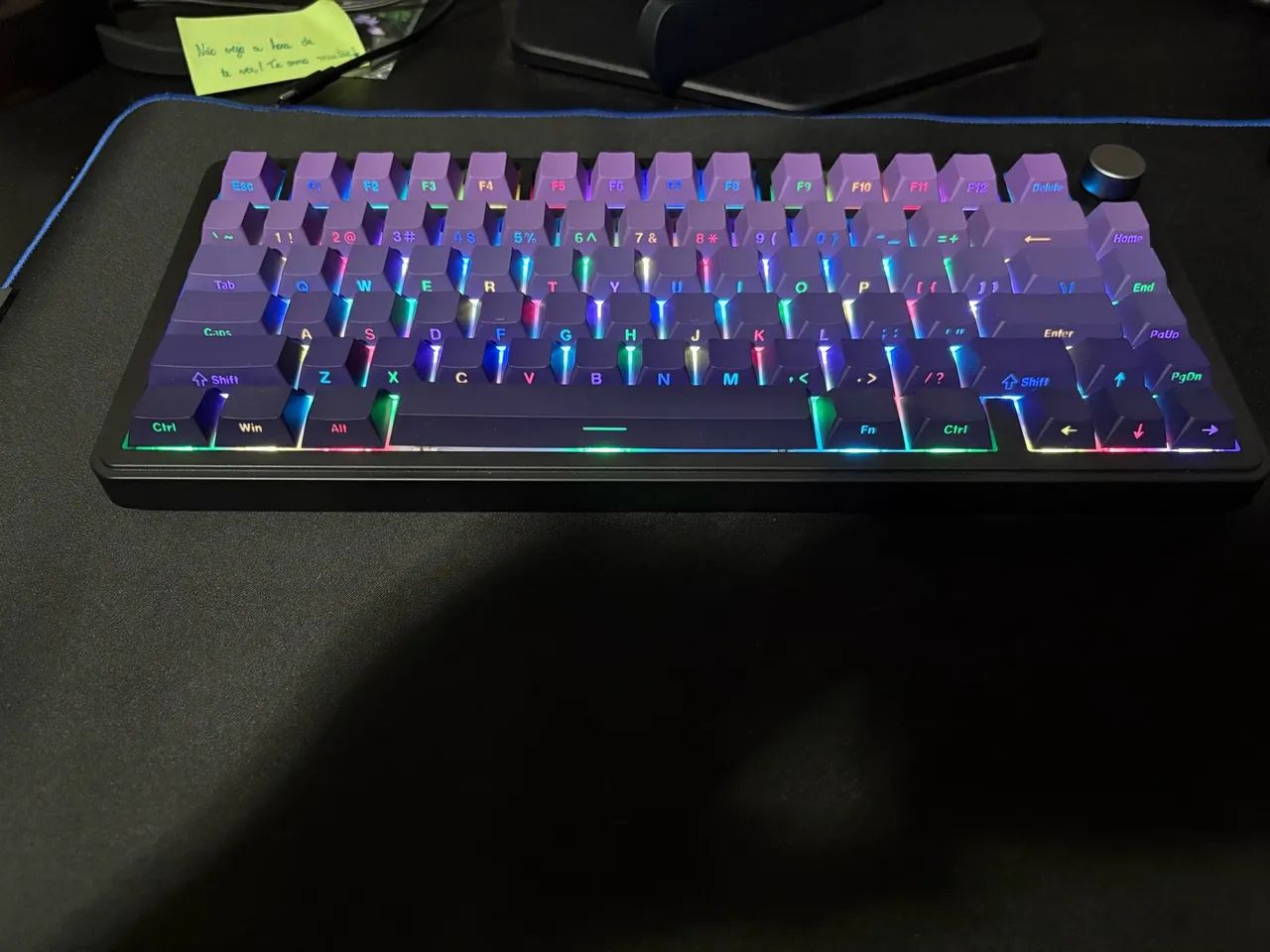 Teclado RGB Attack Shark X85 Purple - Foto 4