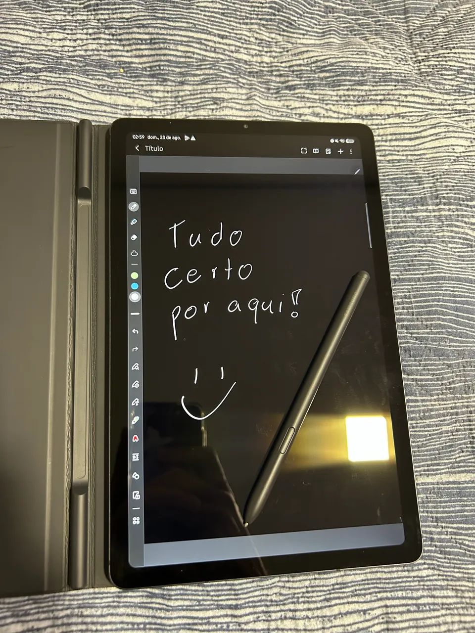 Tablet Samsung S6 Lite - Perfeitamente 