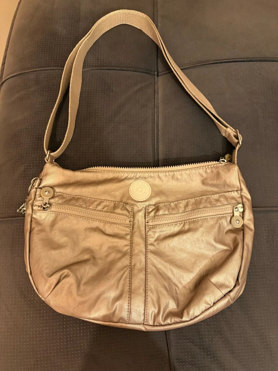 Bolsa Kipling metalizada 