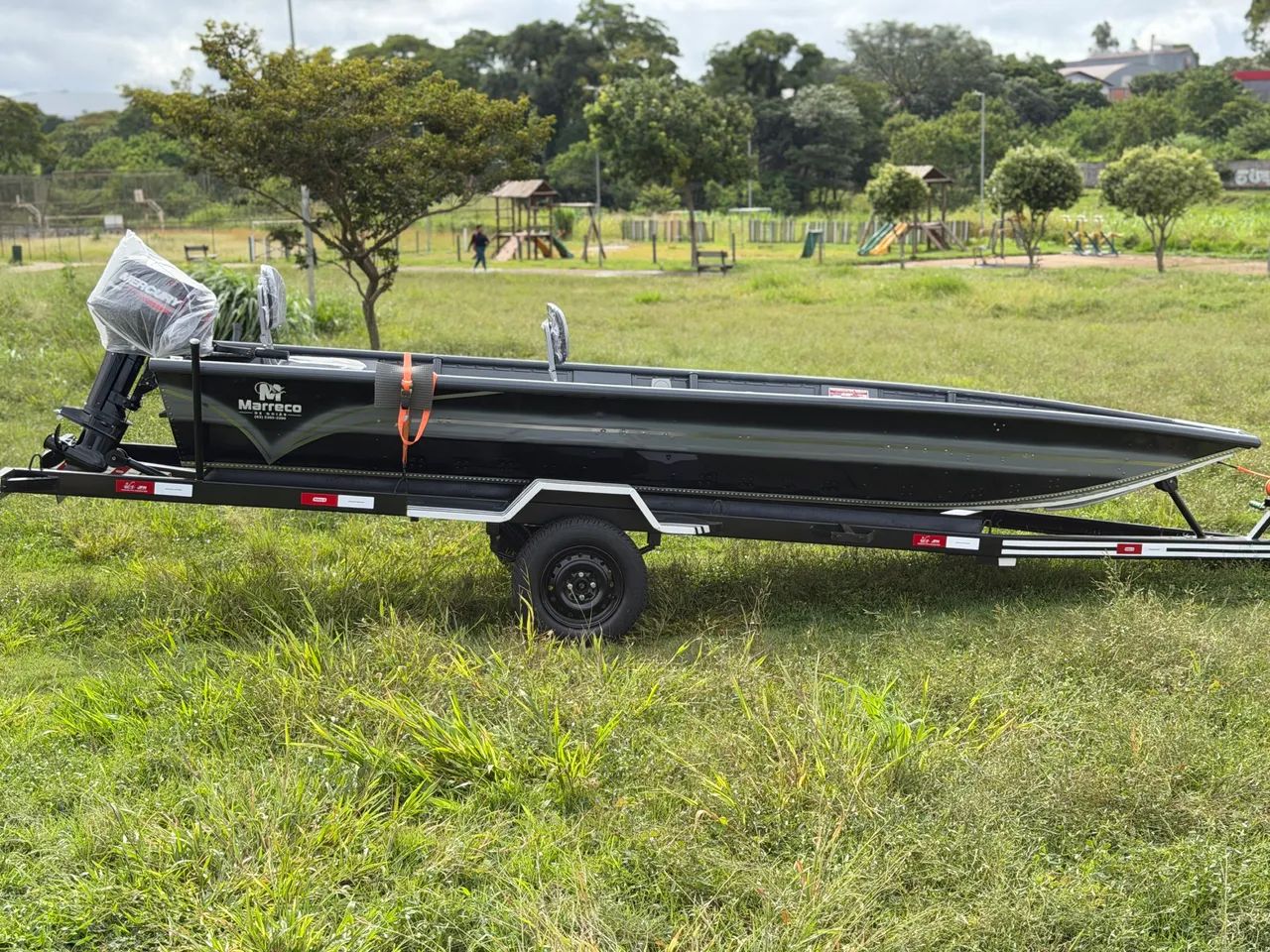 Canoa marreco luxo  e carreta kit promoção  - Foto 4