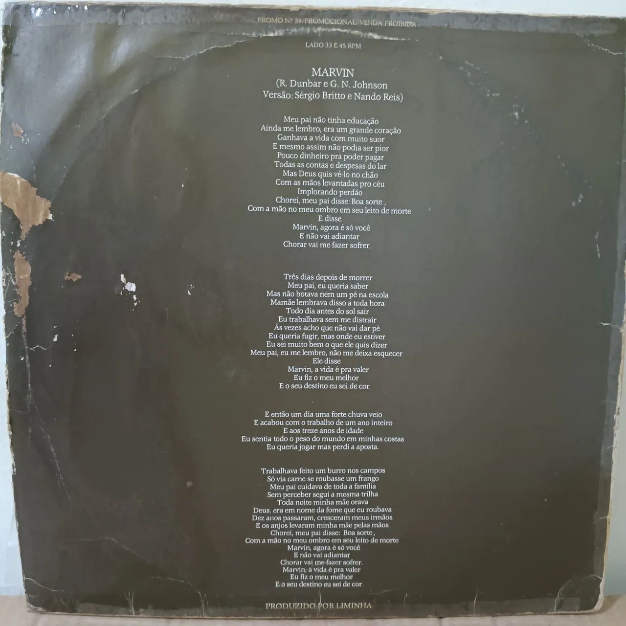 LP TITÃS MARVIM PROMO SINGLE NACIONAL  - Foto 5