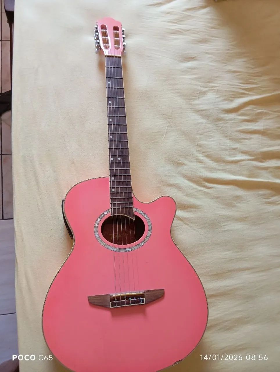 Violão rosa tagima - Foto 2