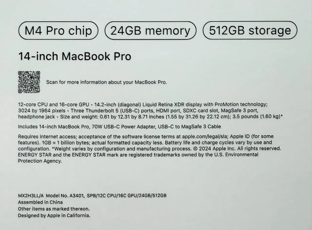 Macbook pro 14 polegadas chip m4 pro 24gb / 512gb garantia até: 06/07/2027 ( 24 / 512 ) - Foto 5