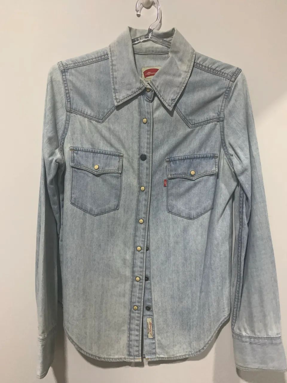 Camisa Jeans Sawary Feminina  - Foto 3