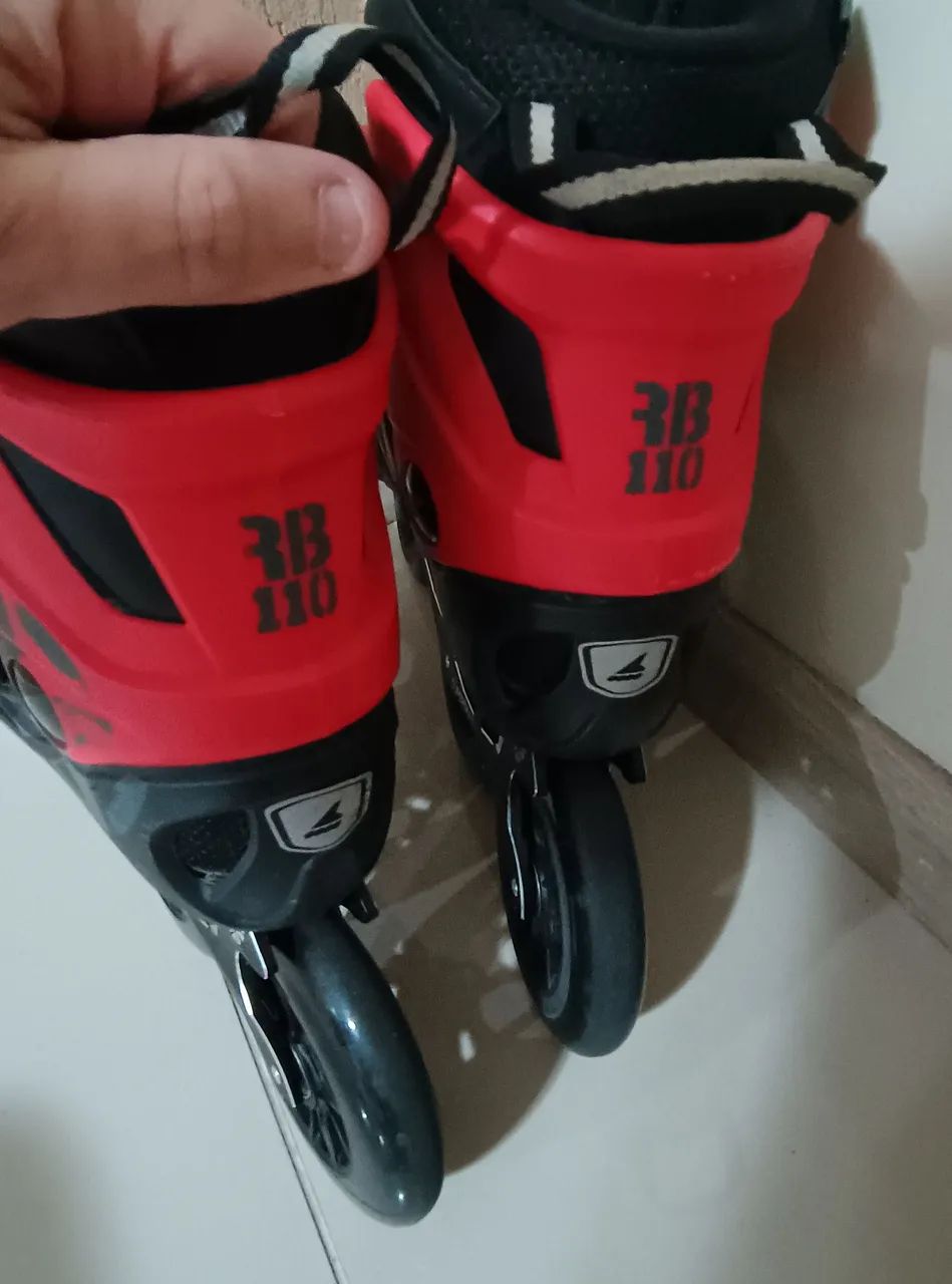 Patins inline Rollerblade RB110 com base 3x110mm Flying Eagle  - Foto 3