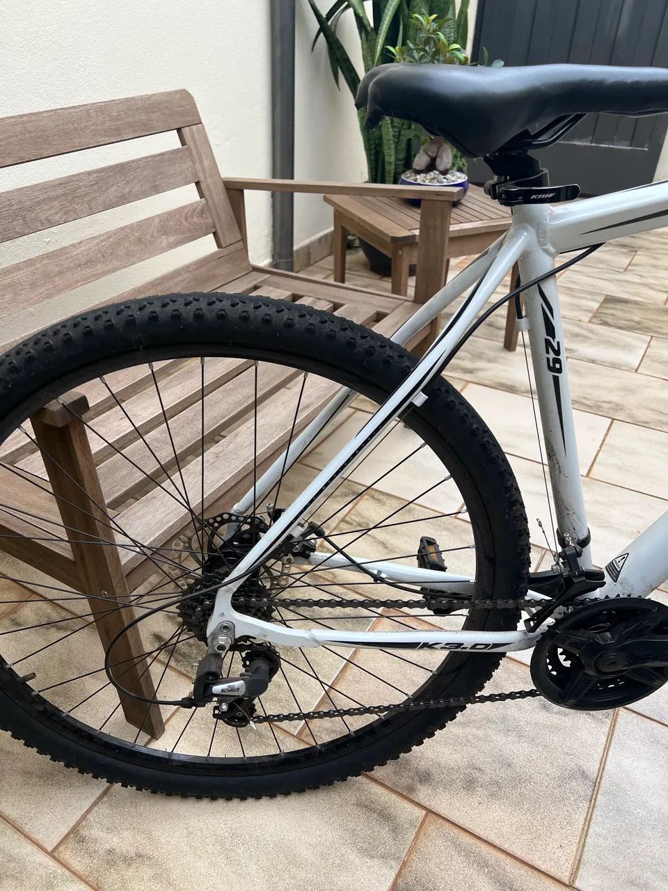 Bicicleta Branca Aro 29 quadro 21 - Foto 5