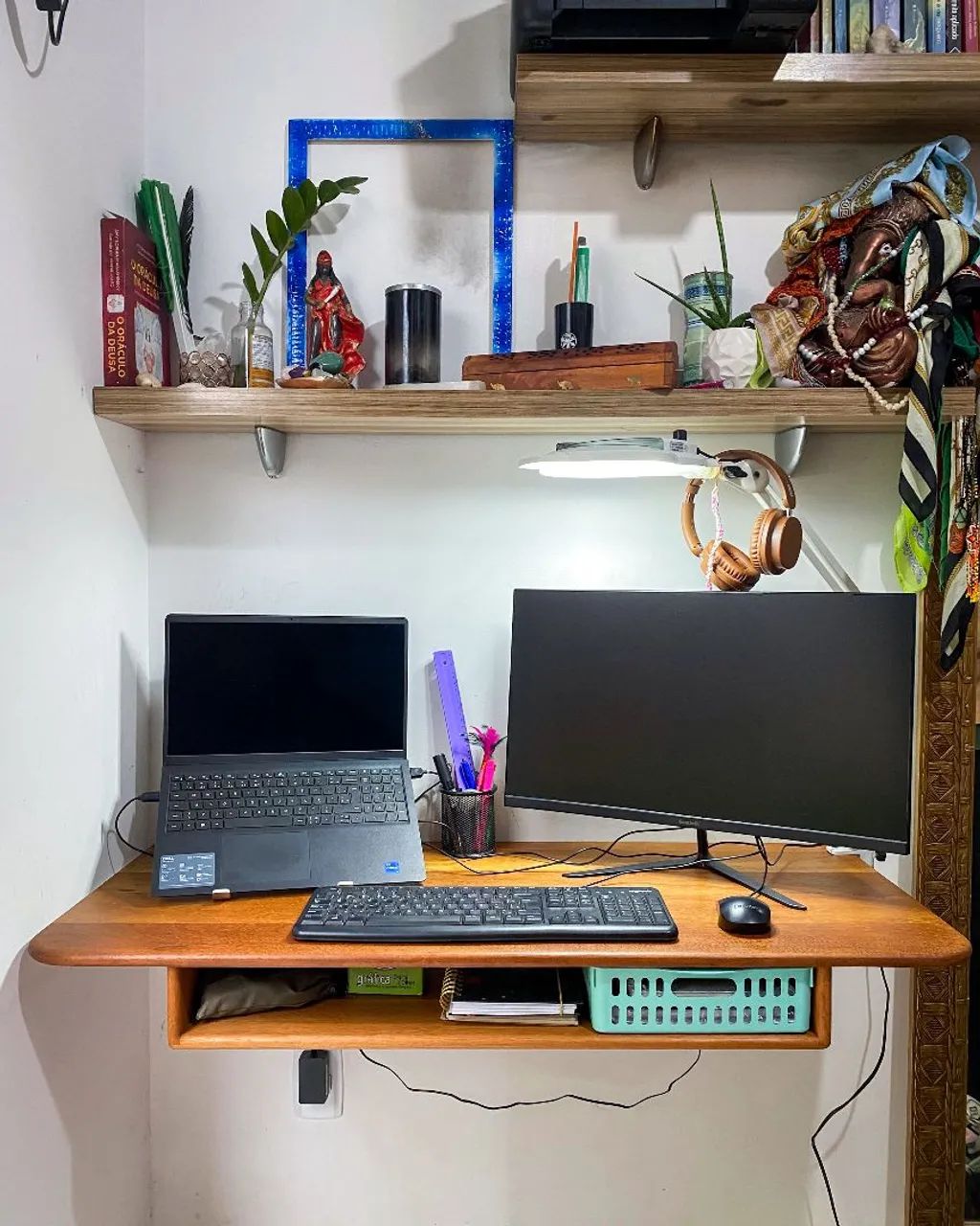 Mesa de estudos madeira maciça - Foto 5