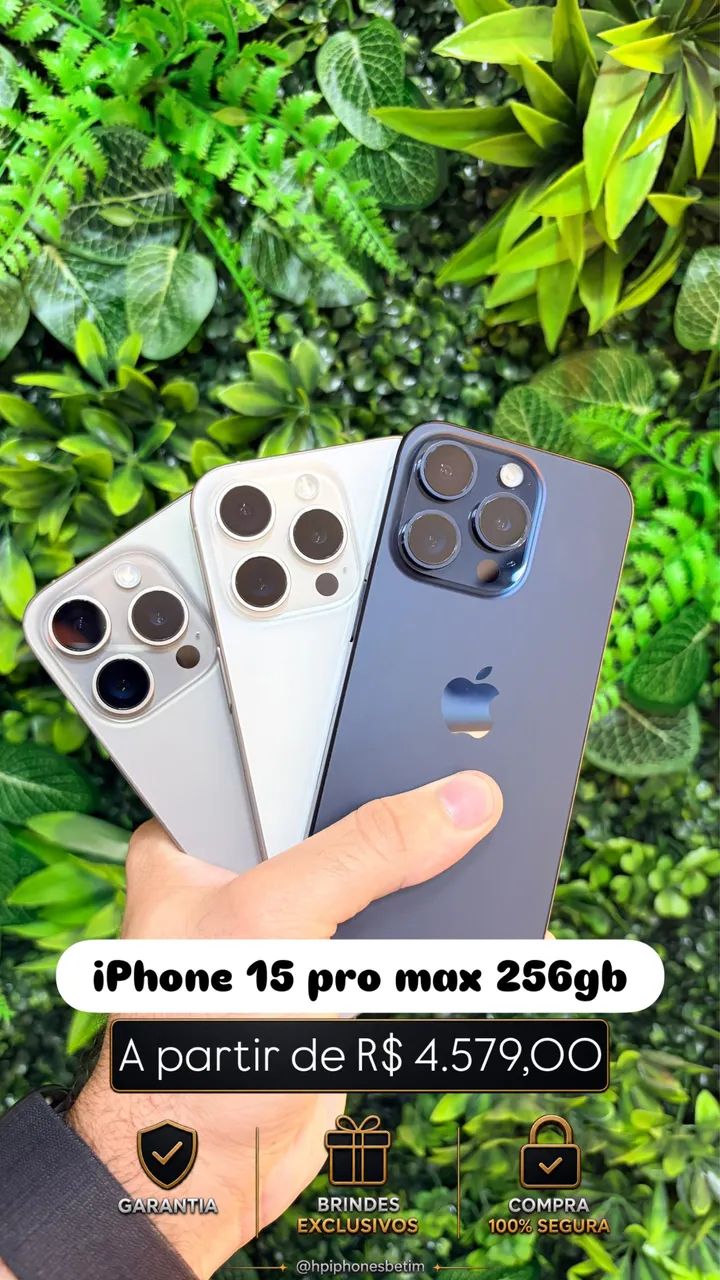 iPhone 15 pro max com garantia 