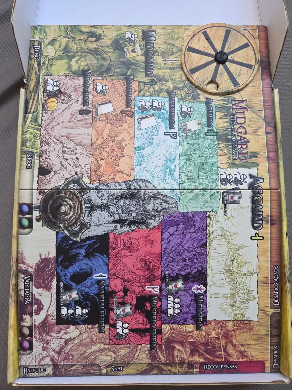 Jogo de tabuleiro Midgard The Card Game - Foto 2