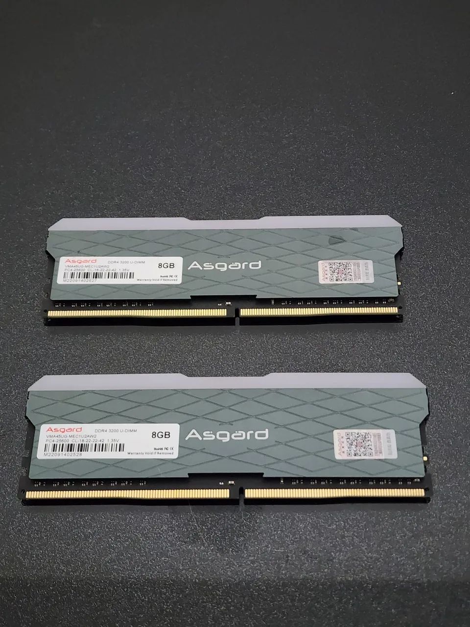 Memória Ram 16 Gb (2x8 Gb) Asgard RGB DDR4