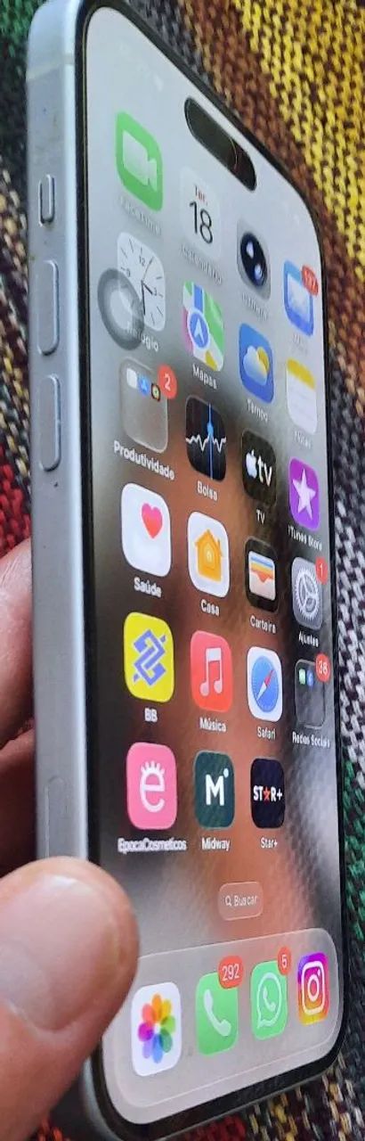 Iphone 15 256 com NF, na caixa.