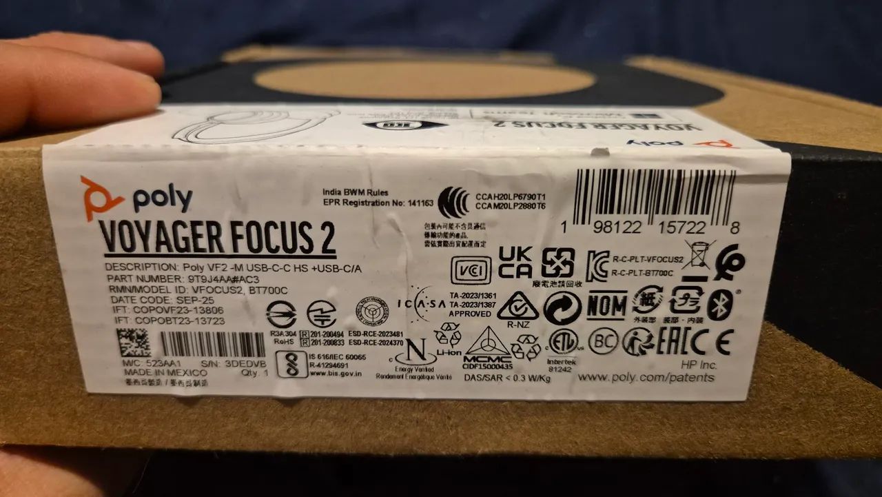 Poly voyager focus 2  - Foto 5