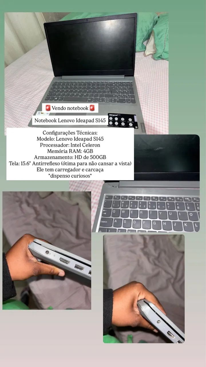 Notebook Lenovo Ideapad S145