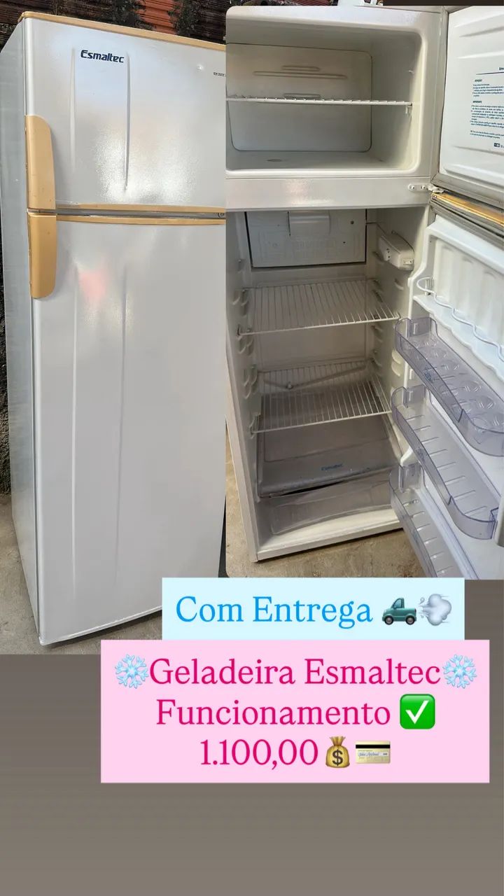 Geladeira esmaltec 