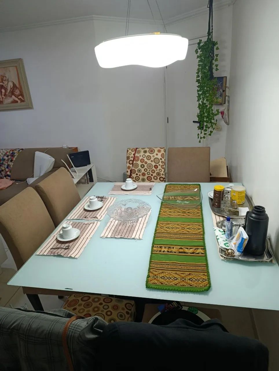 Tampo de vidro - mesa de jantar 
