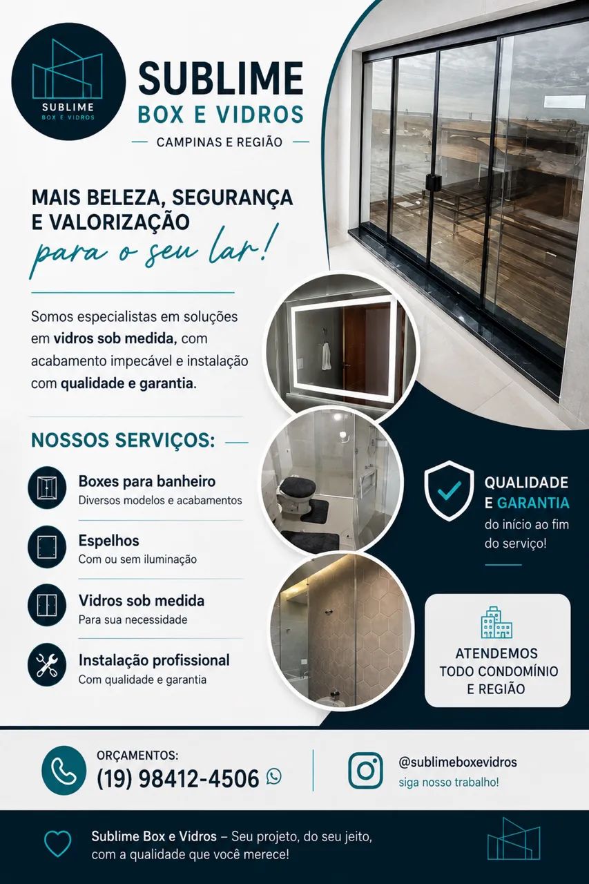 Serviço de vidraçaria