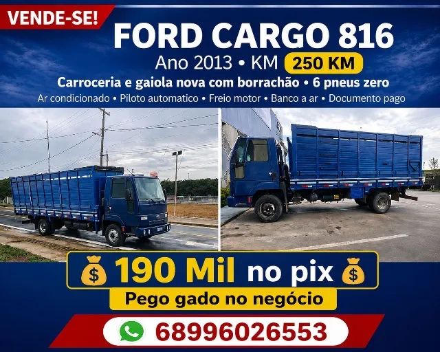 Caminhão Ford cargo 816