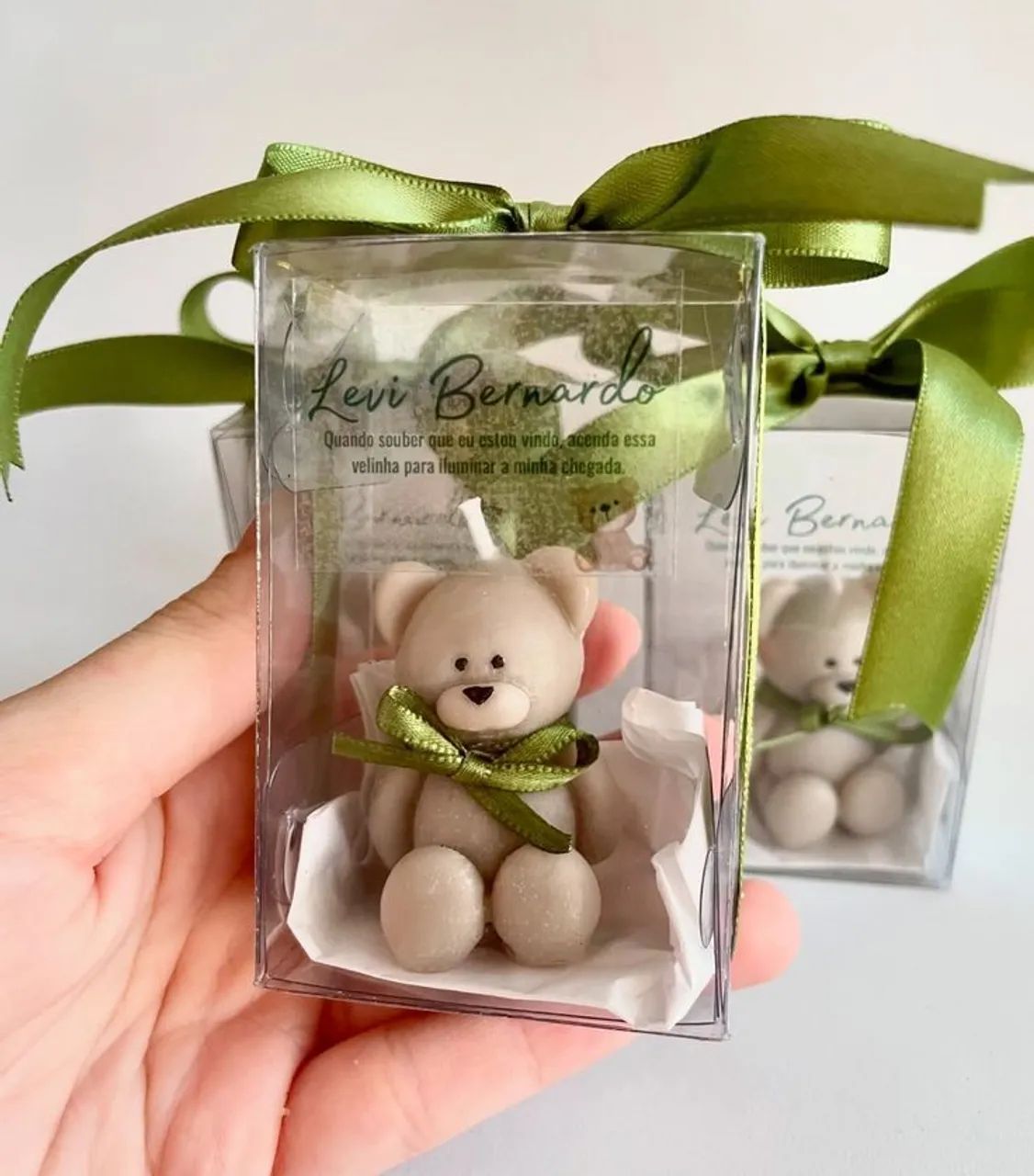 Lembrancinha de vela ursinho  - Foto 2