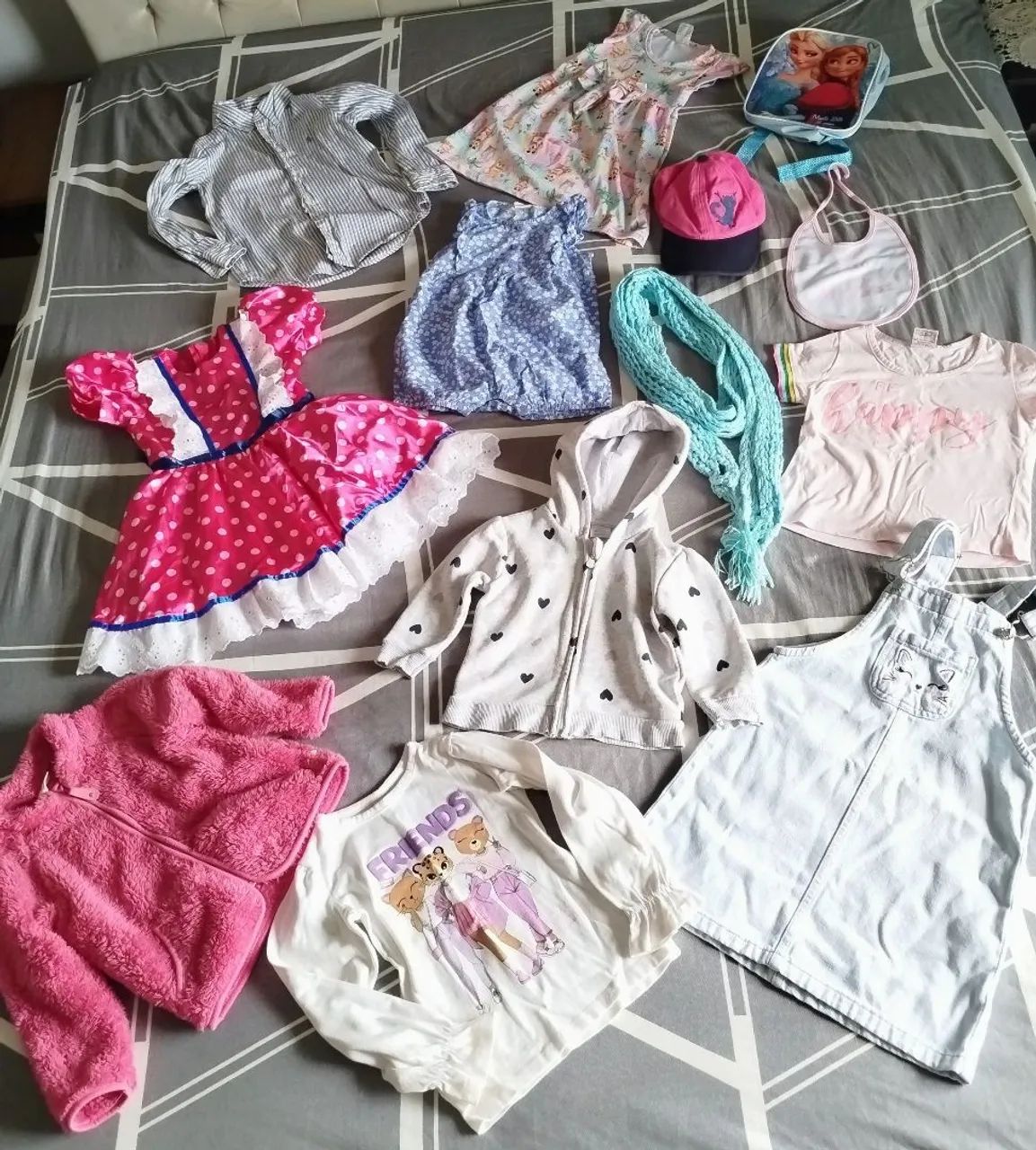 Combo roupa infantil menina - 1/2 anos 