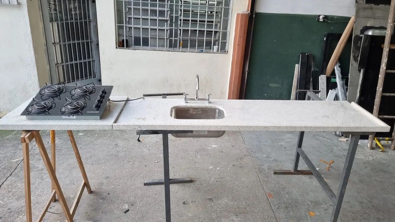 Pia Itaunas 2,80 com parte seca e Cooktop - Foto 4