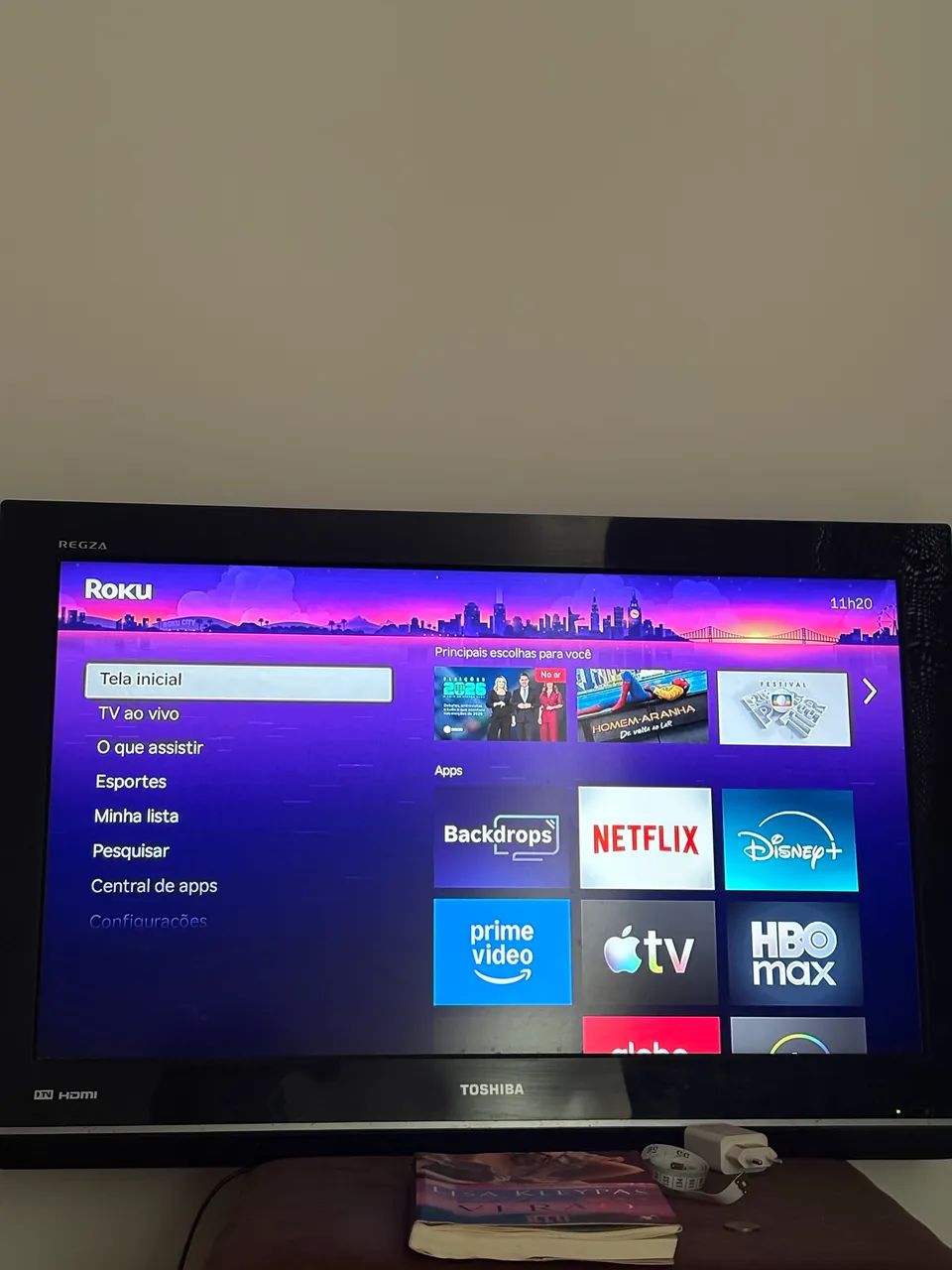 Televisão 32 polegadas, com chromecast que a torna smart - Foto 5