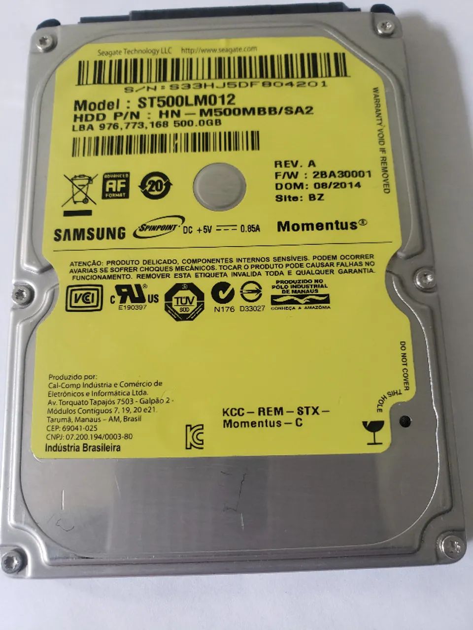HD Notebook 500 GB Samsung - Foto 3