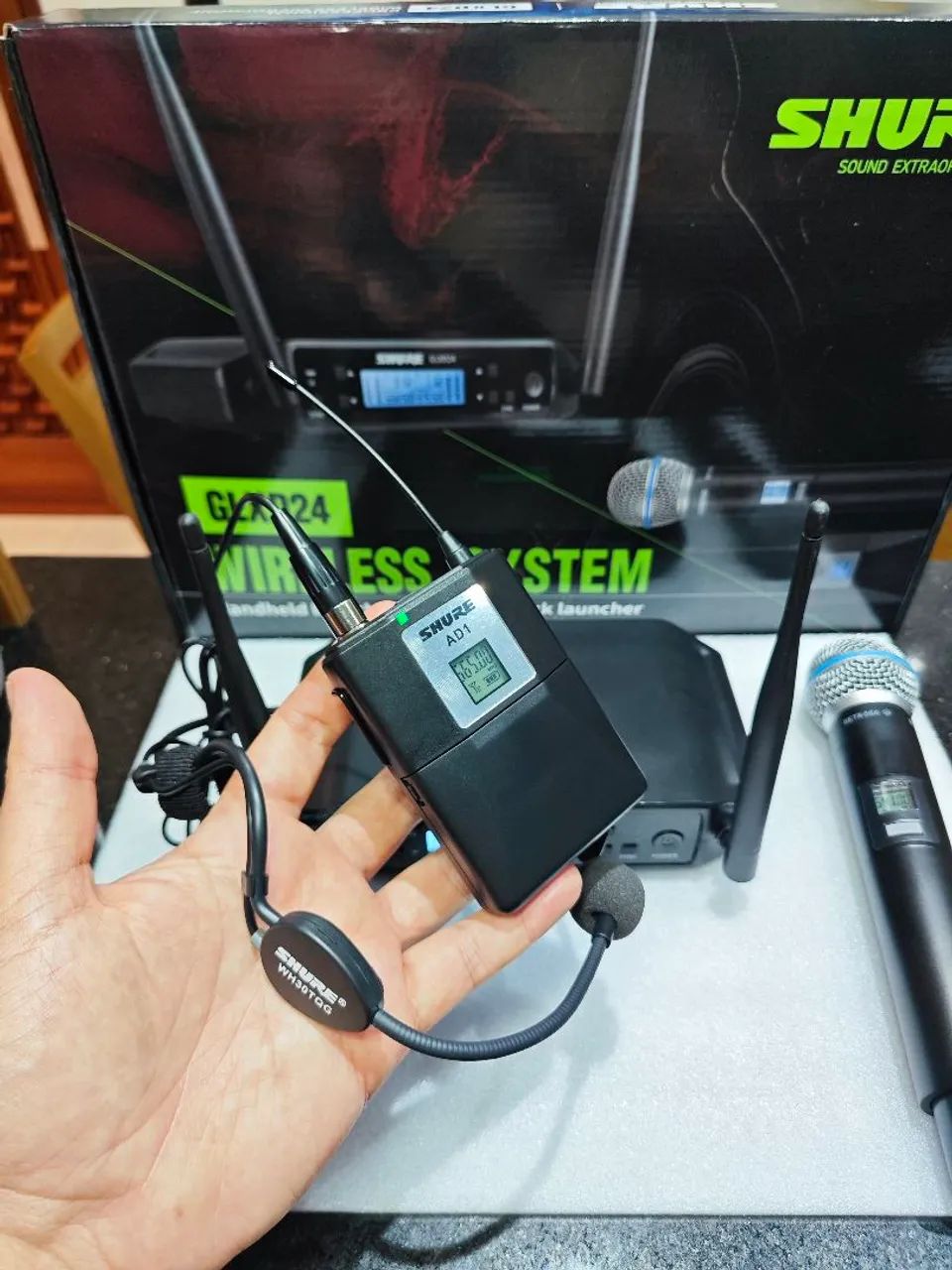 MICROFONE SHURE DUPLO GLXD24  - Foto 3