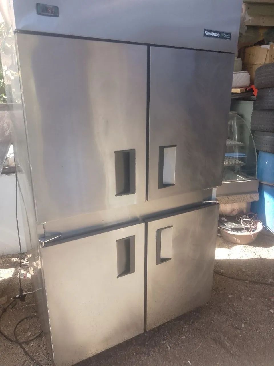 Refrigerador 4 portas inox 127v - Geladeiras e Freezers - Vila