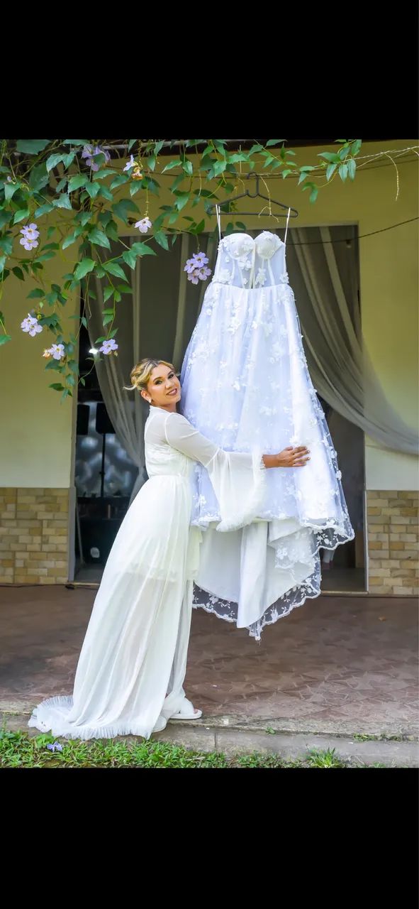 Robe noiva luxo 