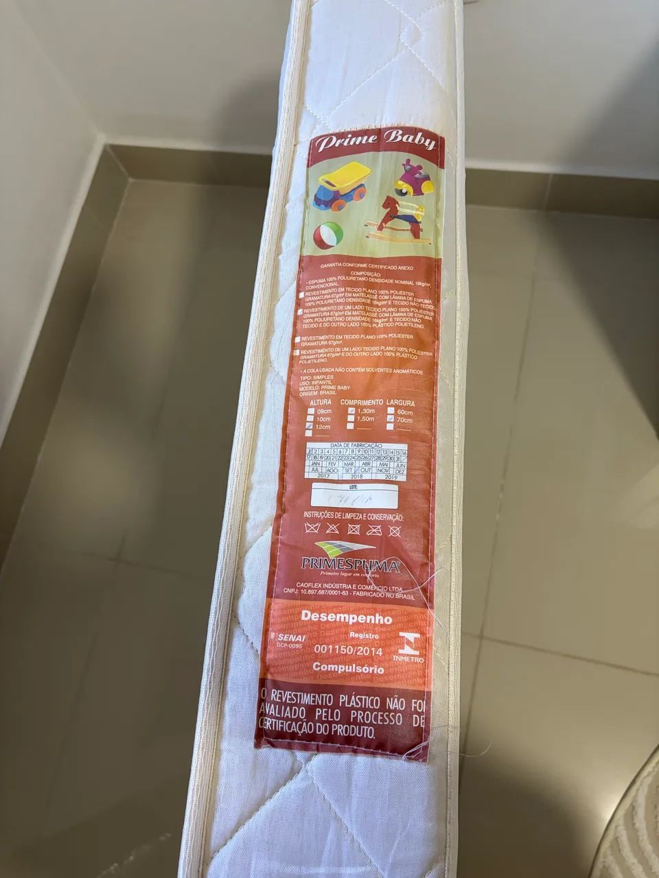 Colchão para berço americano 