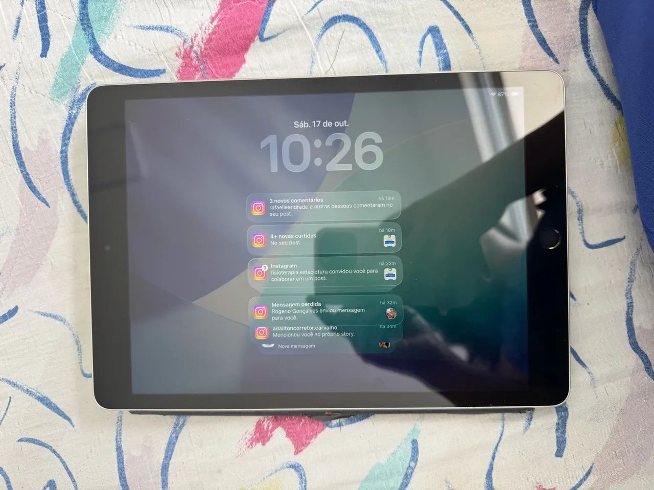 iPad 9ª geração, capa e caneta - Foto 4