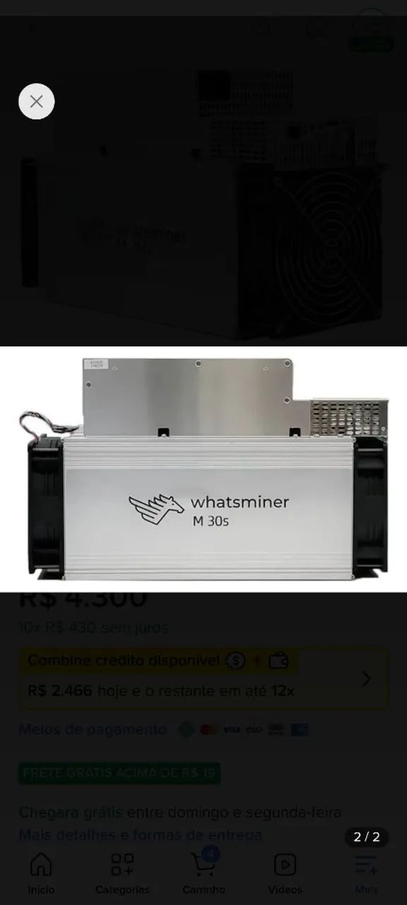 MicroBT Whatsminer M30s++ 104th