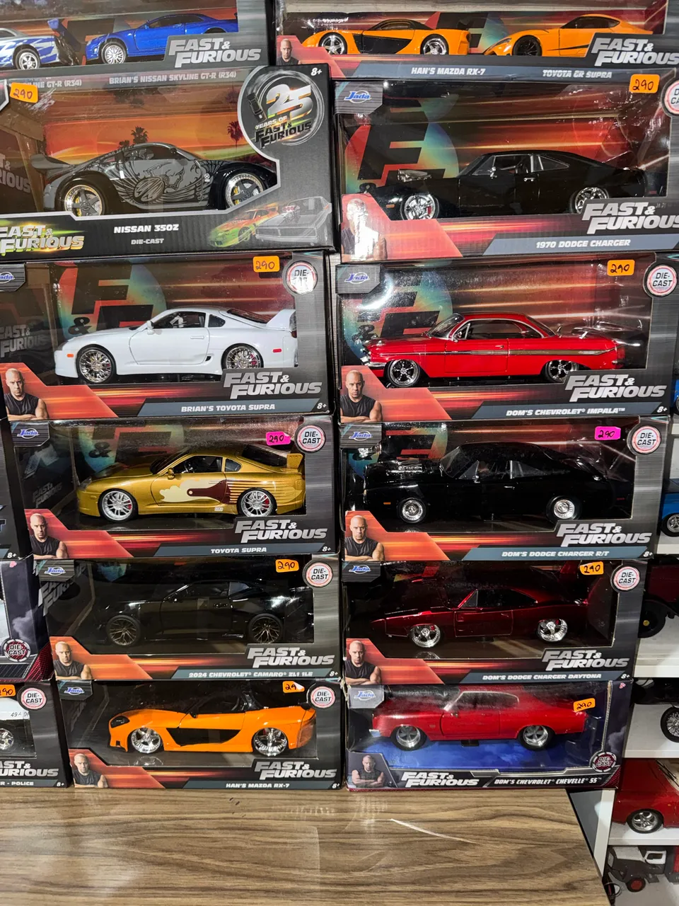 Miniatura Velozes e Furiosos Tokyo - Nissan 350z escala 1/24