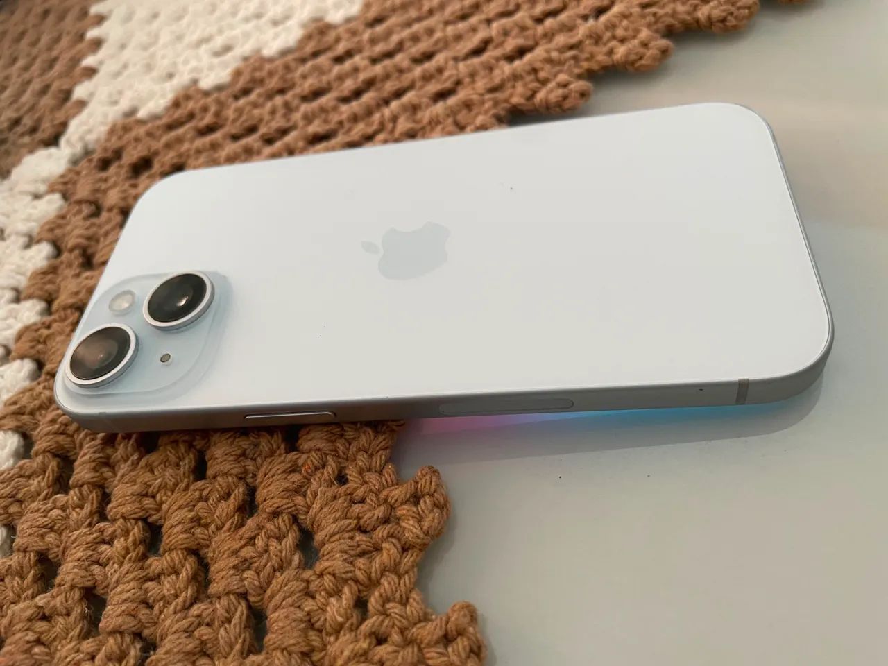 iPhone 15 128gb Azul conservado original sem detalhes  - Foto 4