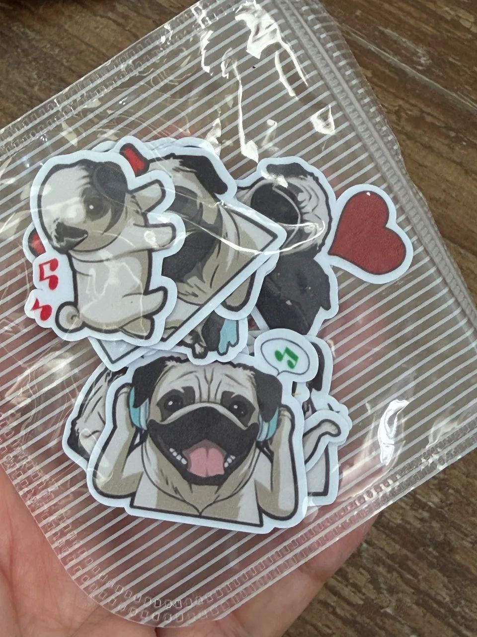 Kit Pug - 2 itens (lixeirinha de carro e necessaire) - Foto 4