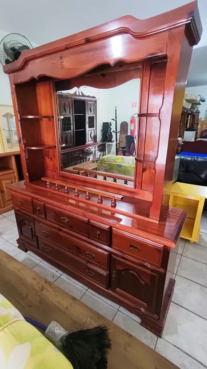 Lindo jogo de quarto madeira - Foto 5