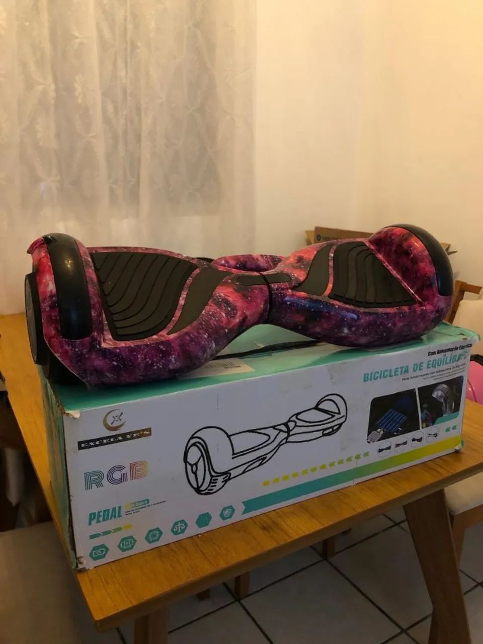 Overboard com luzes e Caixa de Som