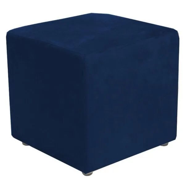 puff quadrado suede veludo  - Foto 2
