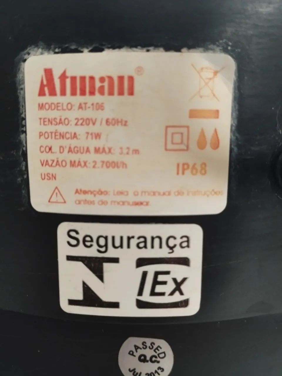 Bomba Atman, aquários ou lagos! - Foto 2