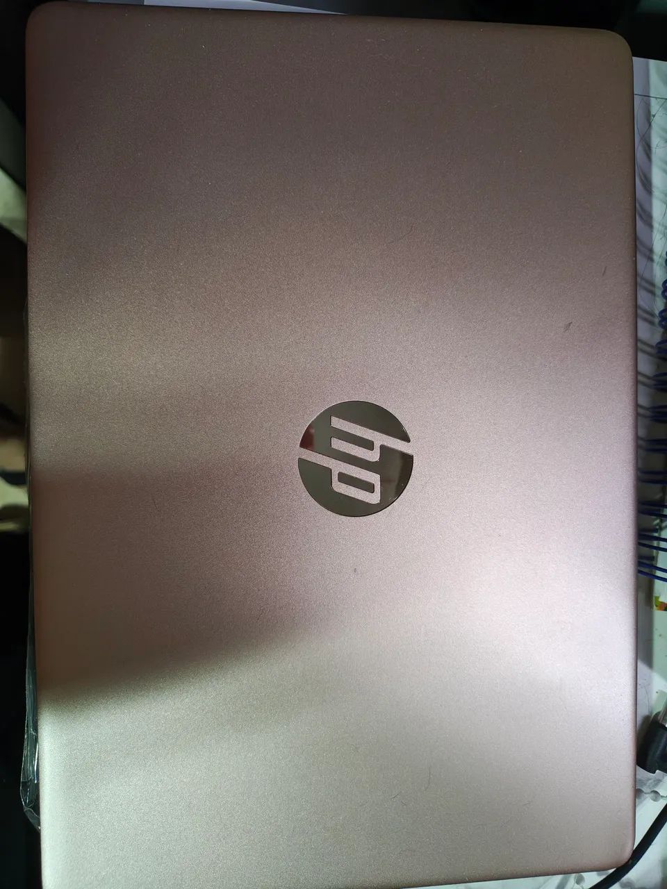 Notebook HP Rose, com Hd externo de 1Tb