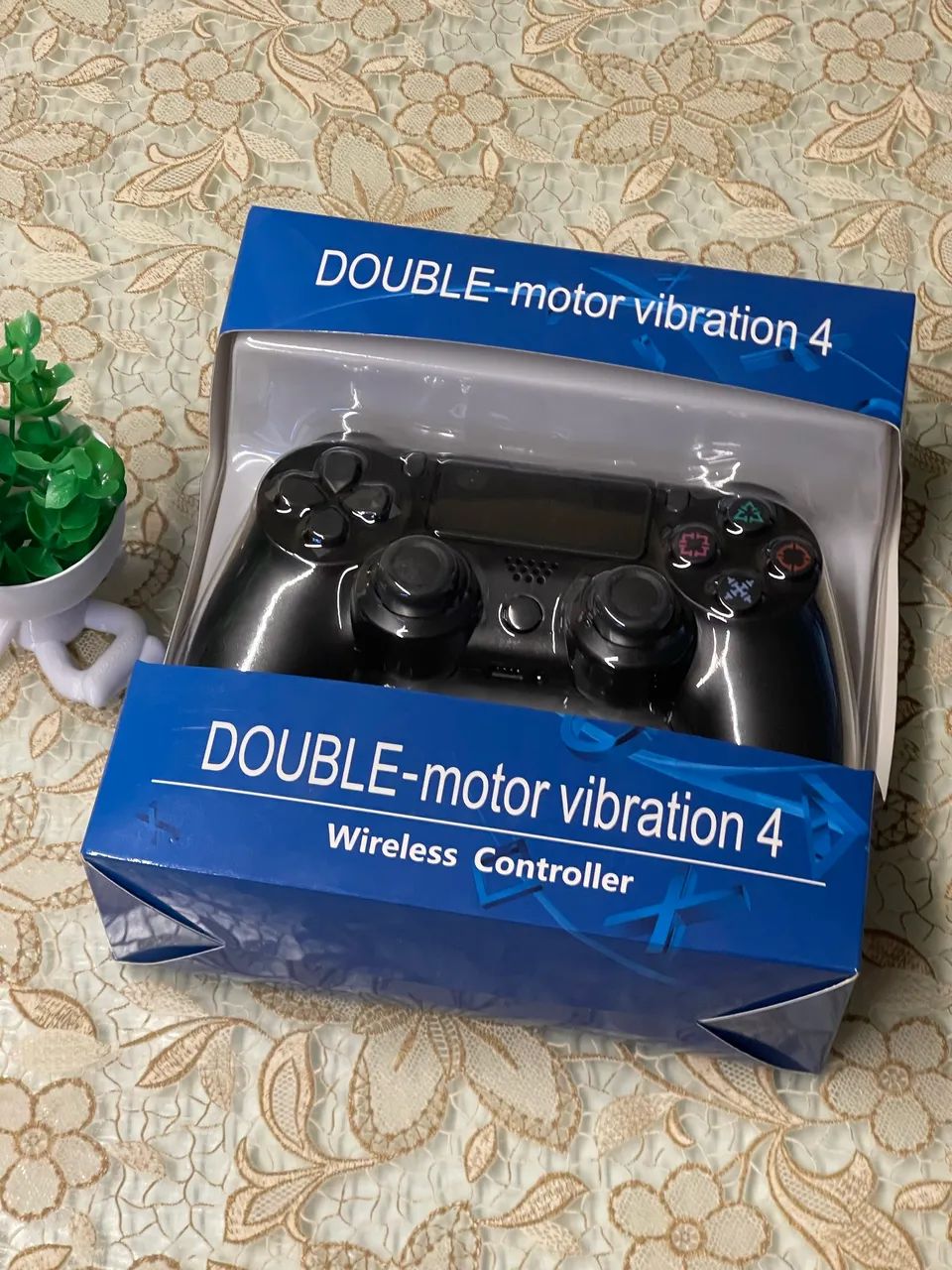 Controle Sem Fio Compatível com PS4 e PC | Dual Vibration | Bluetooth | Recarregável  - Foto 2