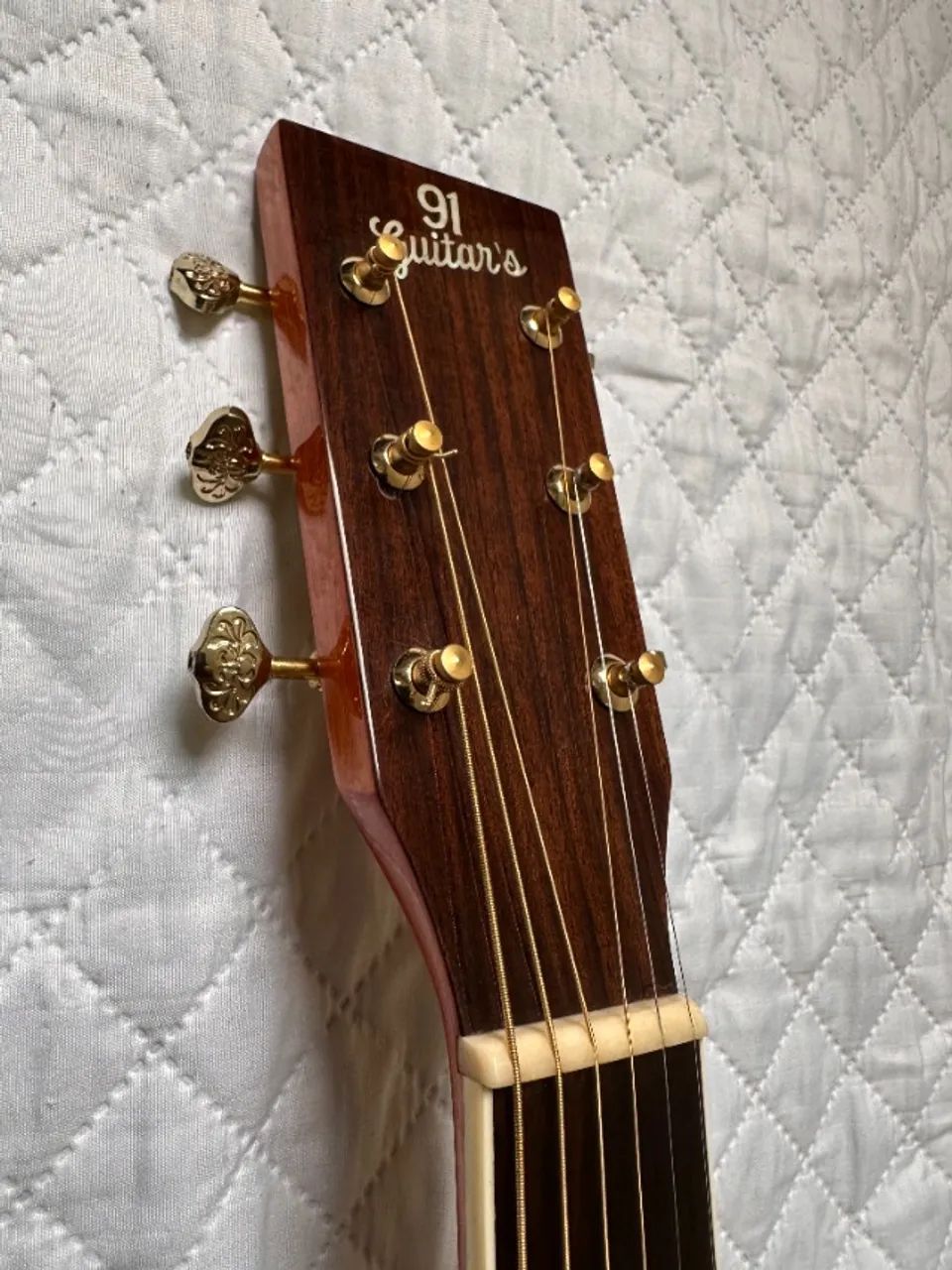 Violão 91 Guitars PD15 Folk Sólido + Captador LR Baggs M1 + Semi Case Luxo (Estado de Novo - Foto 4