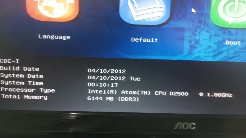 Placa Mãe ECS com Processador Integrado  Intel Atom D2500 dual-core **FUNCIONANDO 100%** - Foto 5