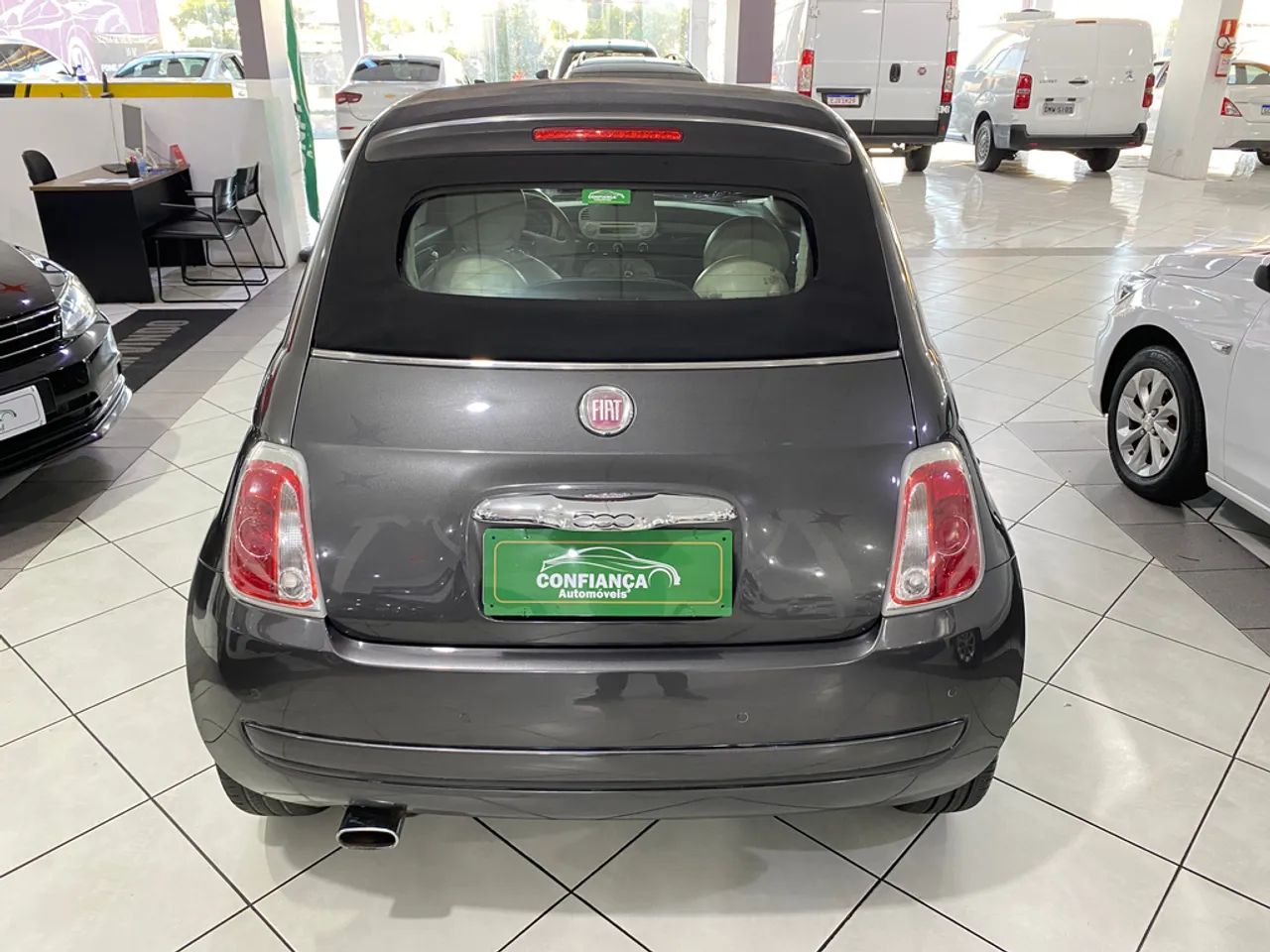 Fiat 500 Cabrio Dualogic Flex 1.4 8V 2014 - Foto 4