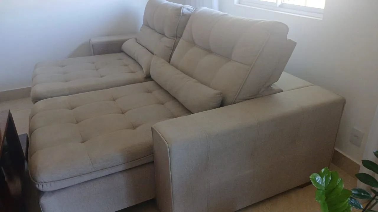 Vende-se sofá retrátil e reclinável  - Foto 2