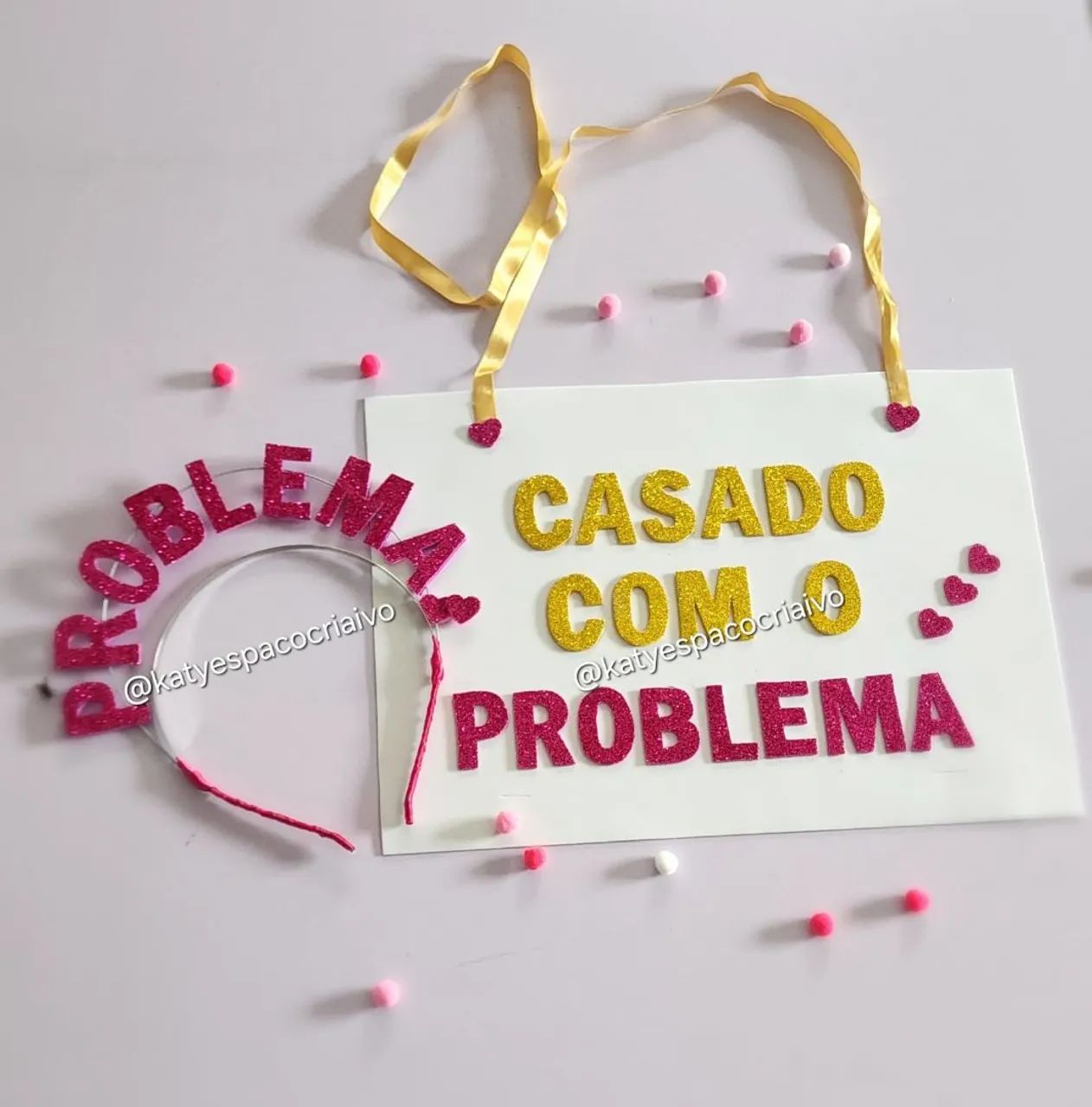 KIT carnaval (tiara e plaquinha)