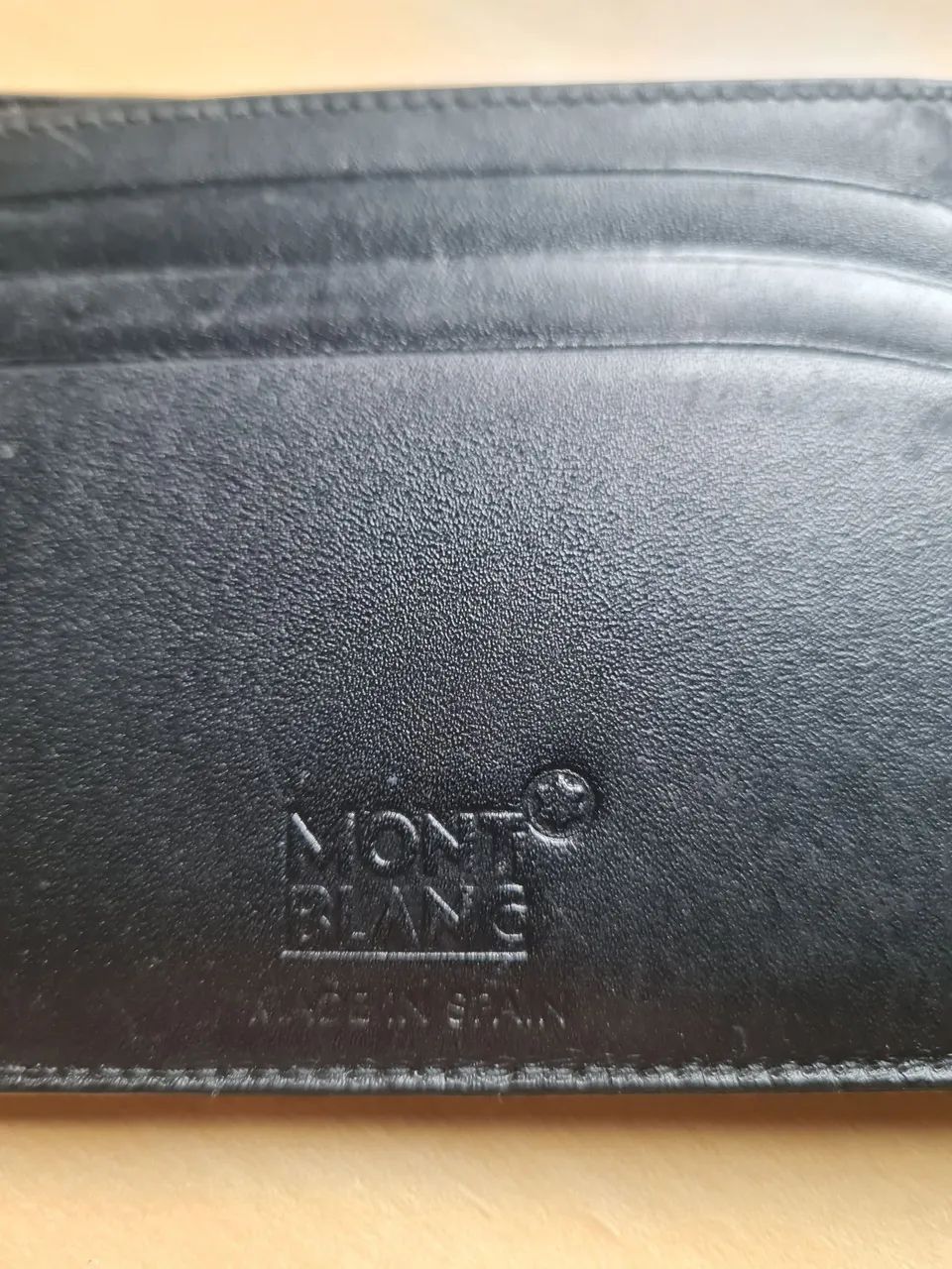 Carteira Montblanc Meisterstuck Bifold Preto 6cc Original  - Foto 3