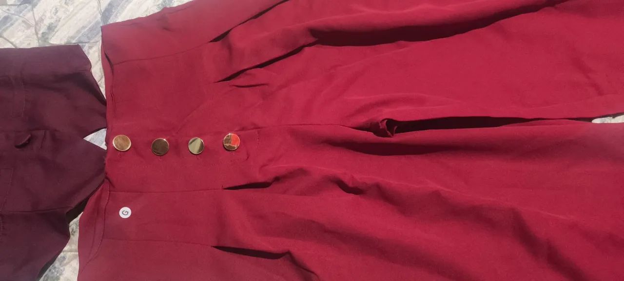 Calca pantalona com cropeed tomara que caia - Foto 5