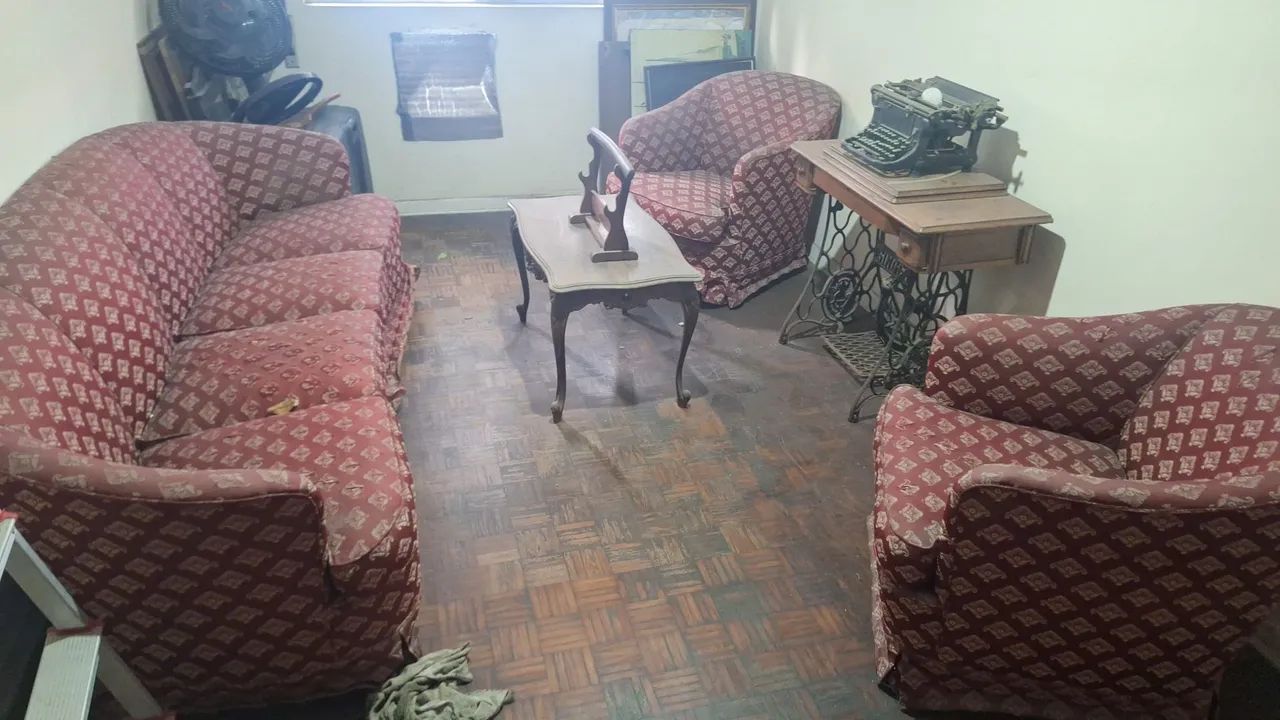 conjunto de sala antigo de 1950